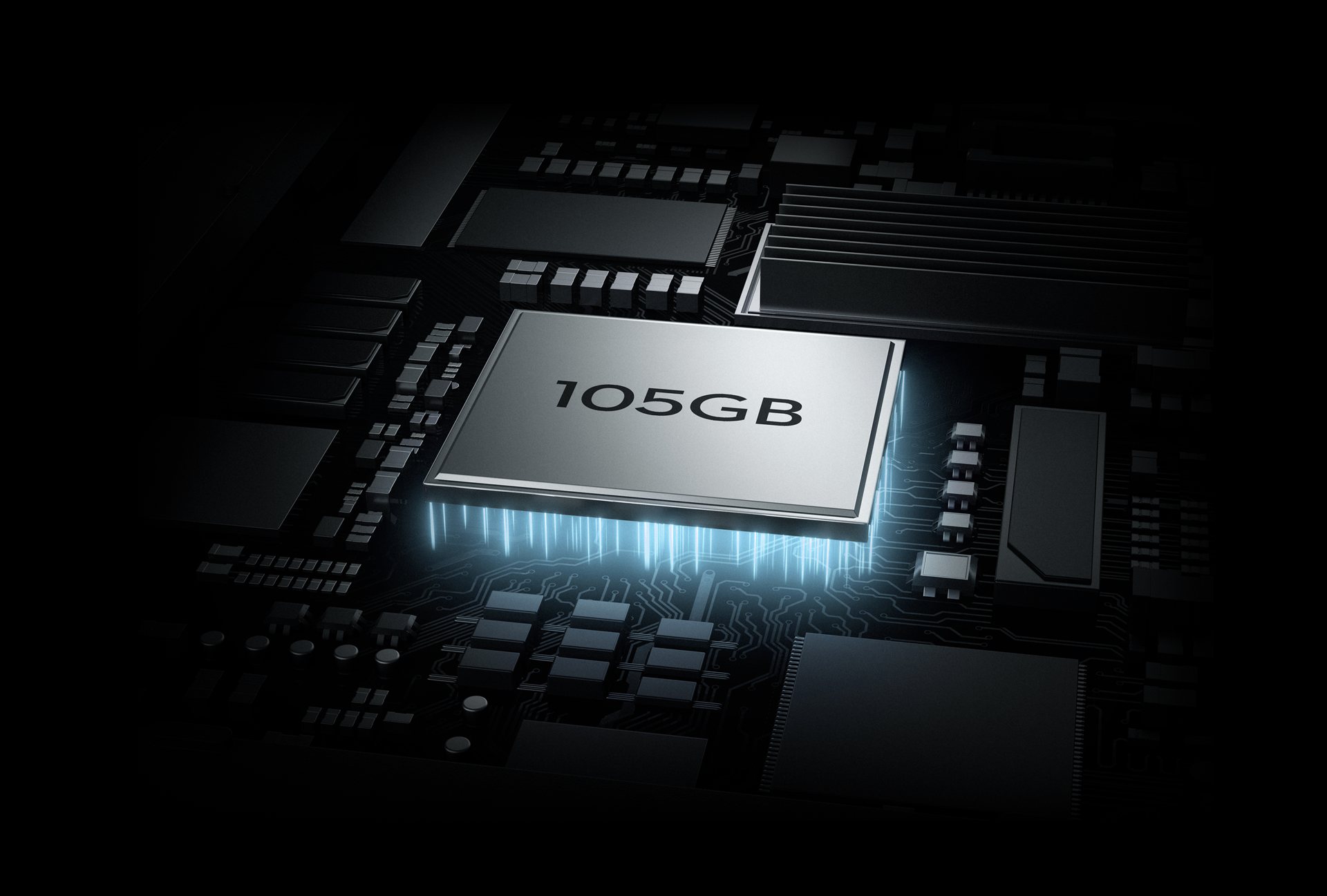 105GB built-in high-speed storage