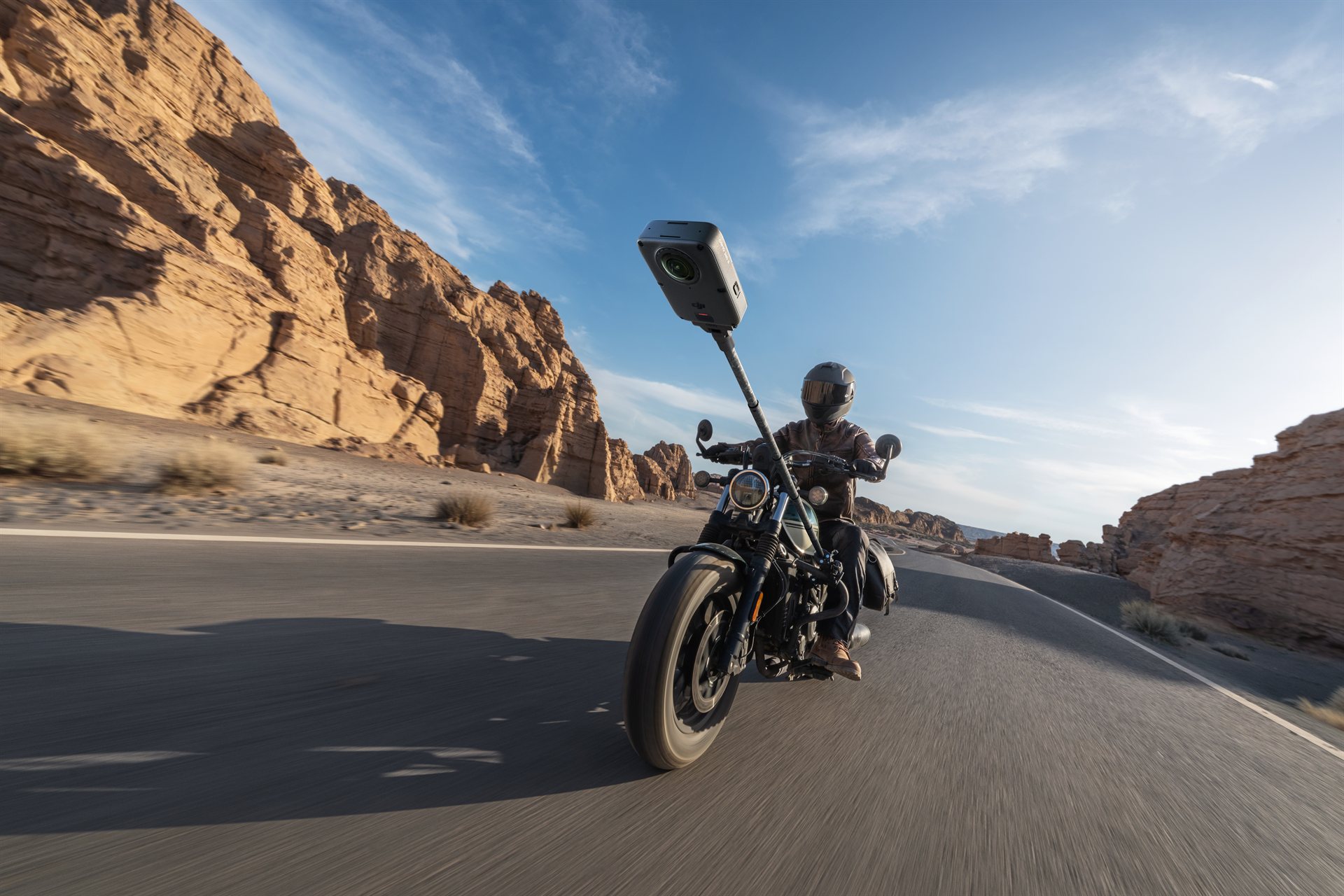 Motorcycling with Osmo 360 II